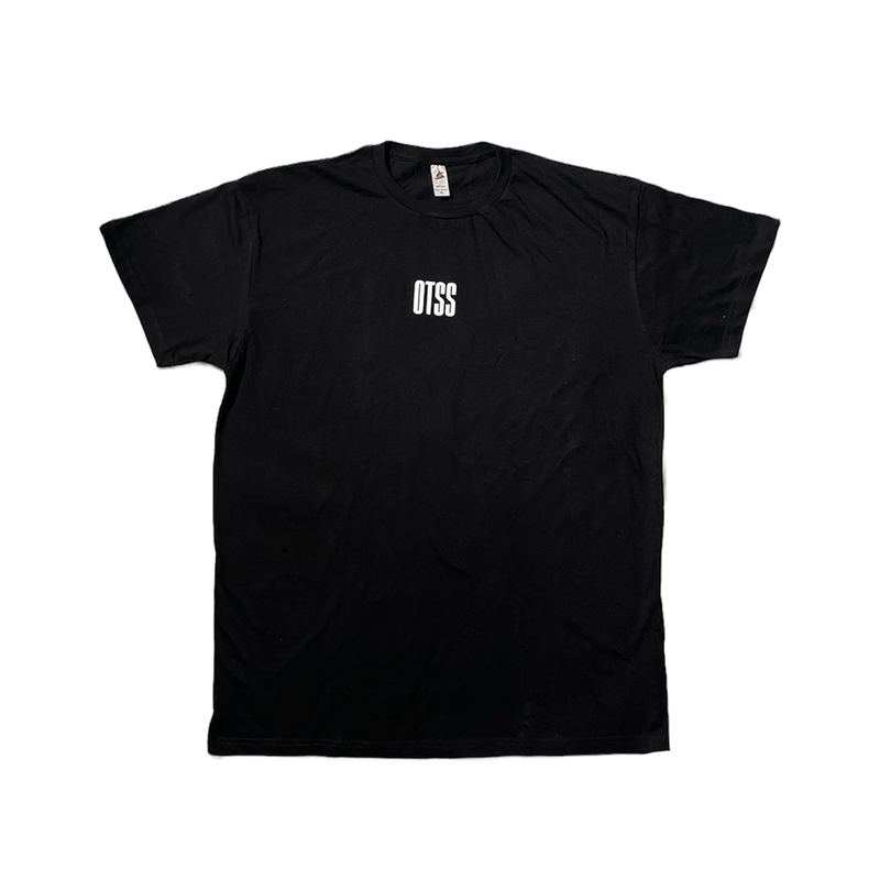 OTSS BOX LOGO BLACK T-SHIRT