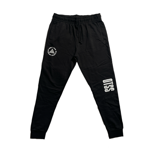 OTSS LOGO BLACK JOGGER SWEATPANTS